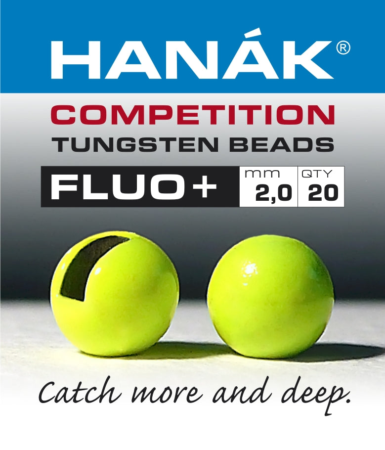 HANAK SLOTTED TUNGSTEN BEADS - LARGE SIZES