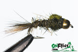 SCI FLIES GOLD RIBBED HARE EAR - 3 PACK