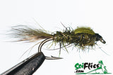 SCI FLIES GOLD RIBBED HARE EAR - 3 PACK