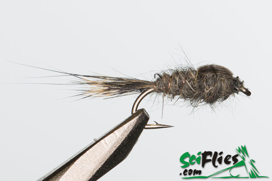 SCI FLIES GOLD RIBBED HARE EAR - 3 PACK