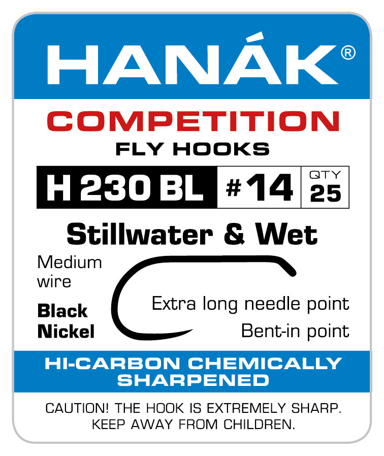 HANAK WET BARBLESS HOOKS