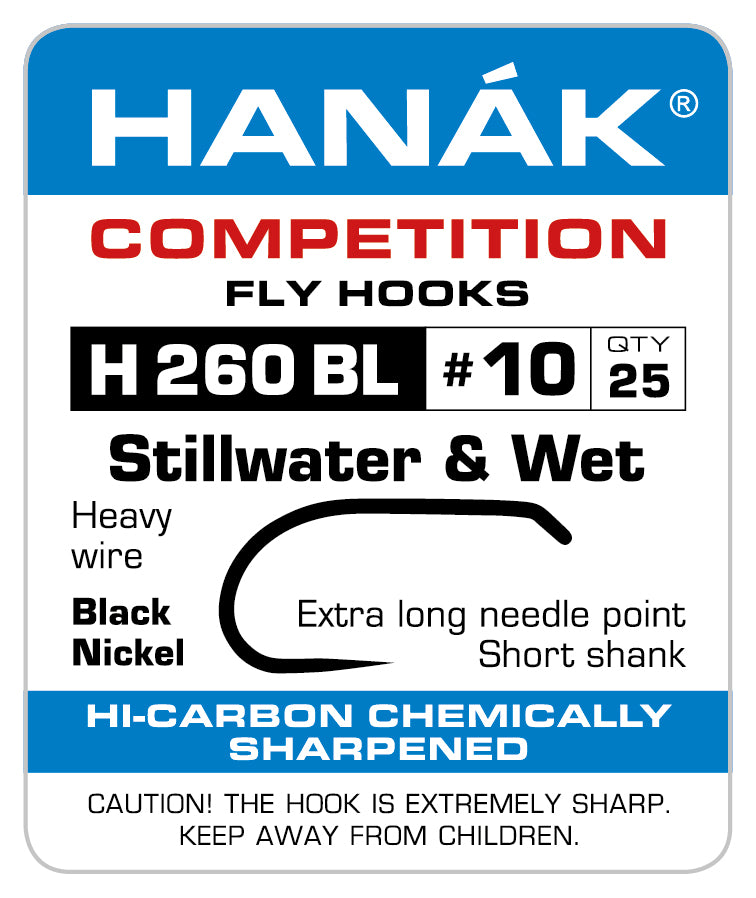 HANAK WET BARBLESS HOOKS
