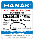 HANAK CZECH NYMPH BARBLESS HOOKS