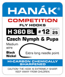 HANAK CZECH NYMPH BARBLESS HOOKS