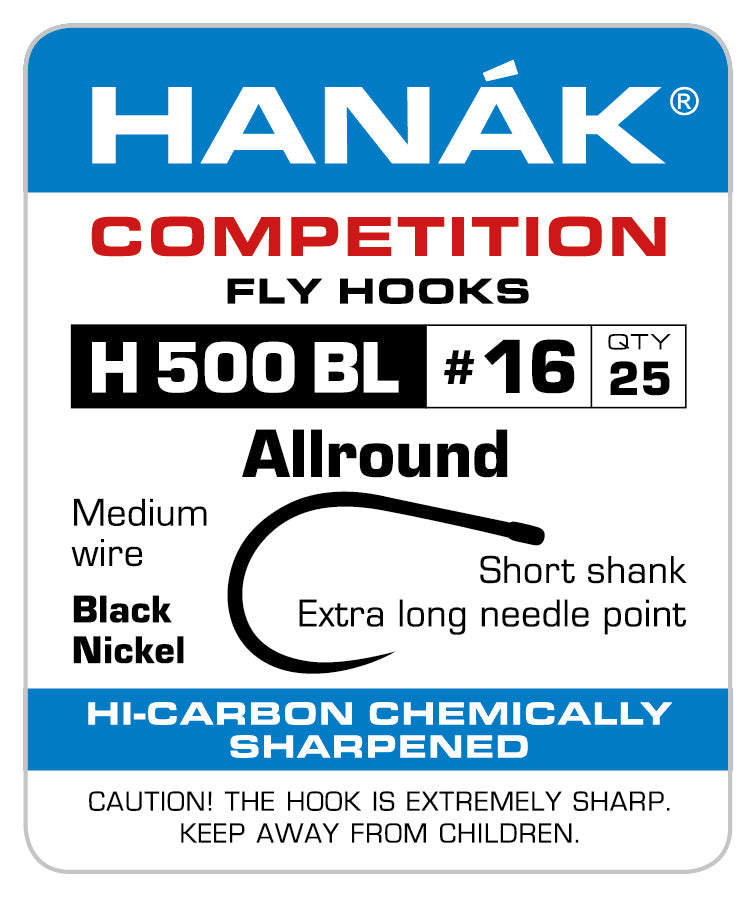 HANAK ALLROUND PUPA BARBLESS HOOKS