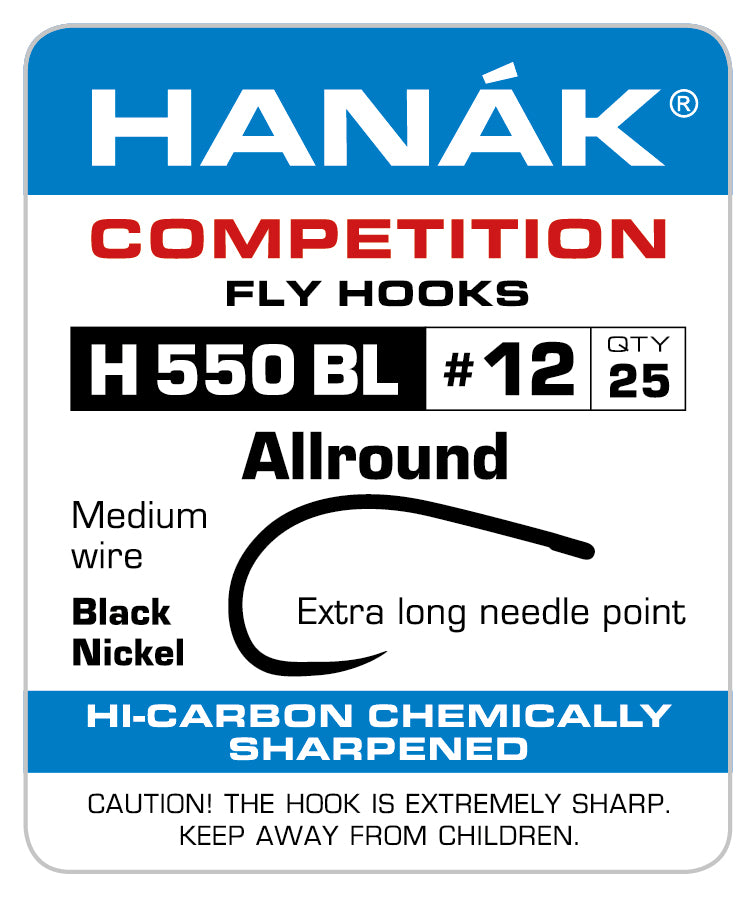 HANAK ALLROUND PUPA BARBLESS HOOKS