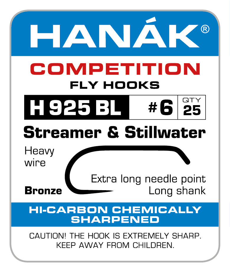 HANAK STREAMER BARBLESS HOOKS