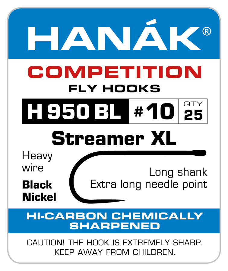 HANAK STREAMER BARBLESS HOOKS