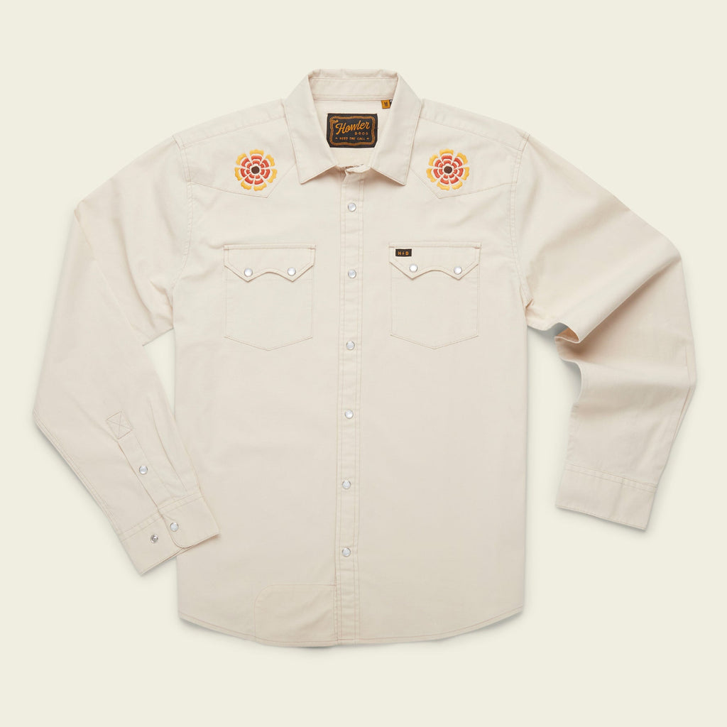 HOWLER BROTHERS CROSSCUT DELUXE SNAPSHIRT
