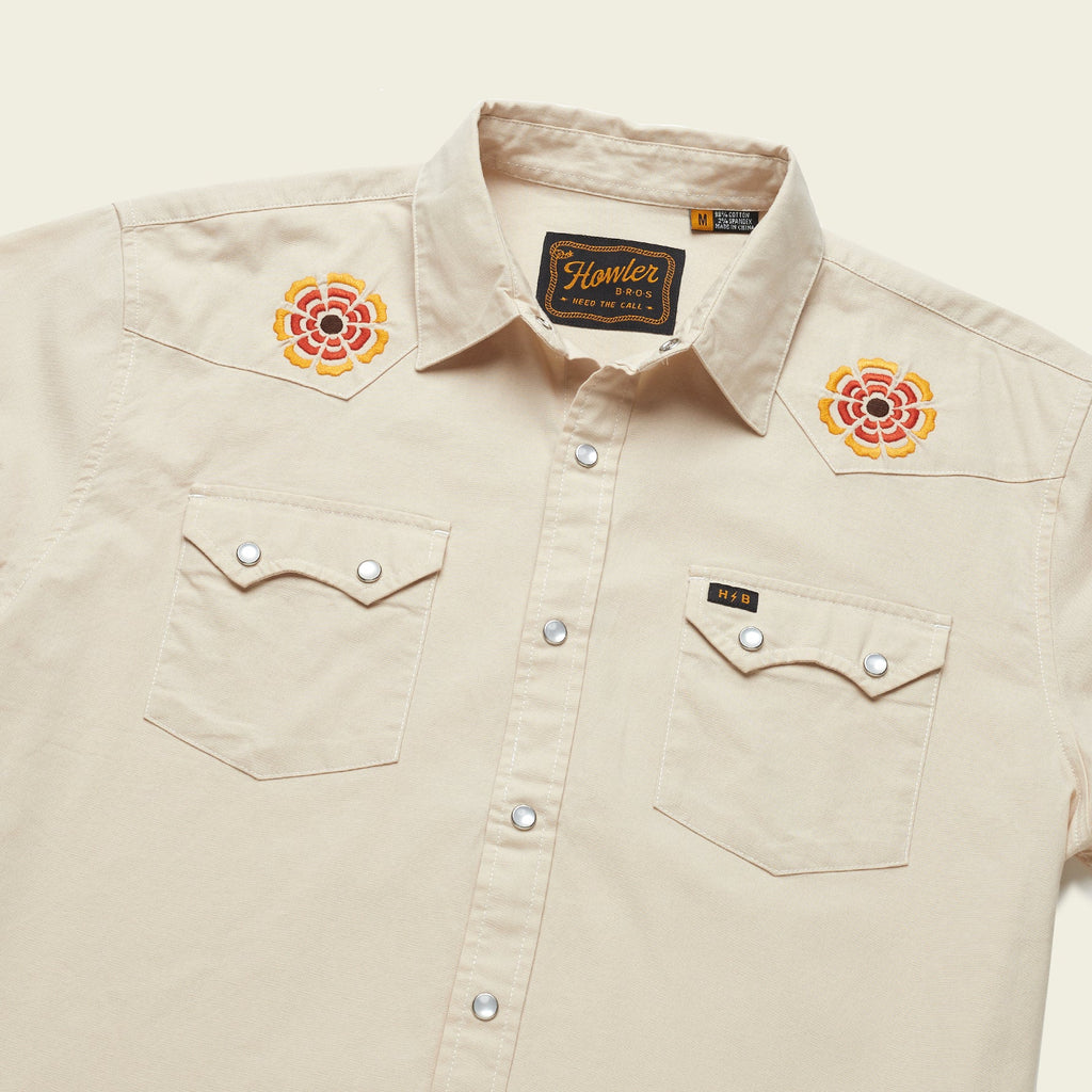 HOWLER BROTHERS CROSSCUT DELUXE SNAPSHIRT