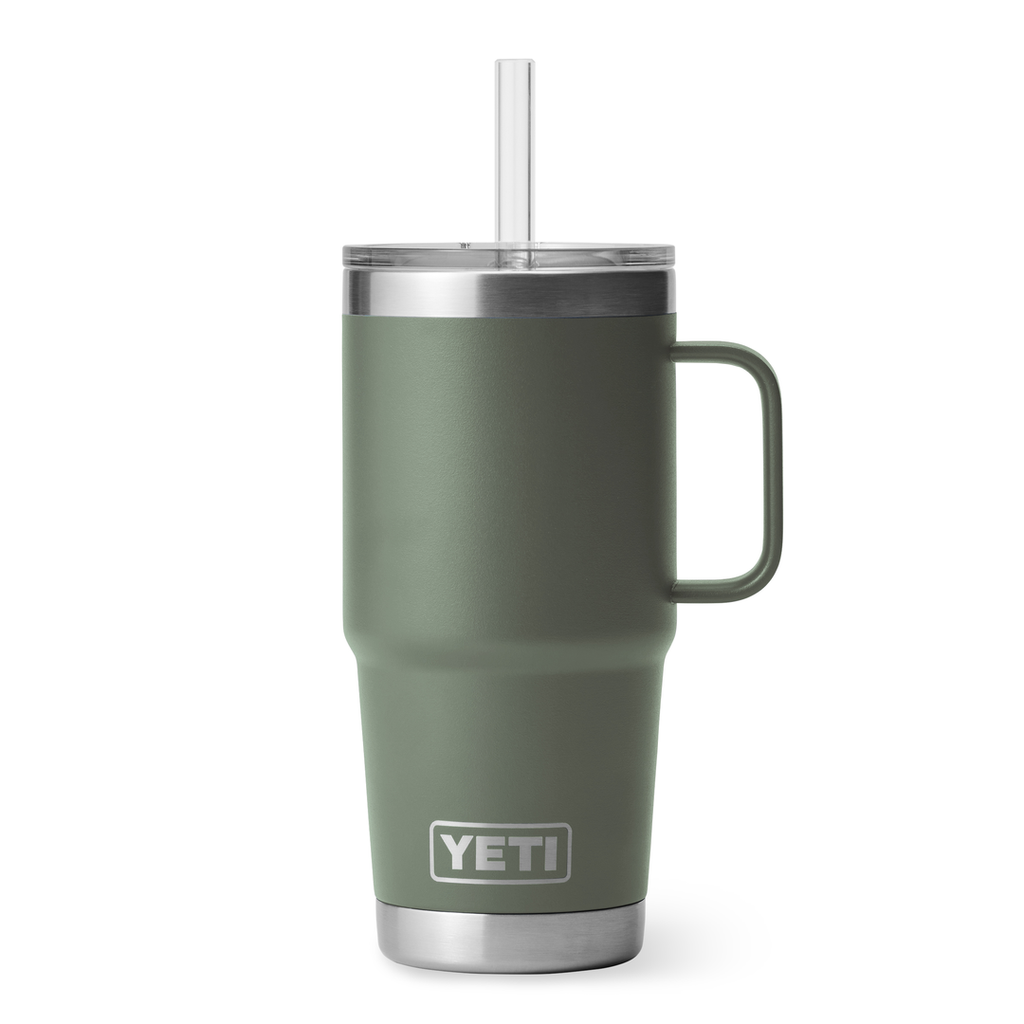YETI RAMBLER 25oz MUG  WITH STRAW LID