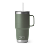 YETI RAMBLER 25oz MUG  WITH STRAW LID