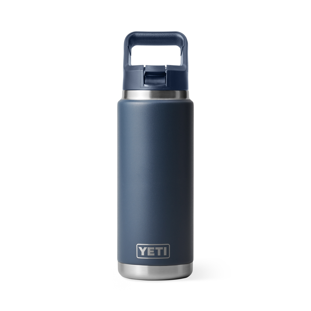 YETI RAMBLER 26oz BOTTLE with COLOUR STRAW CAP