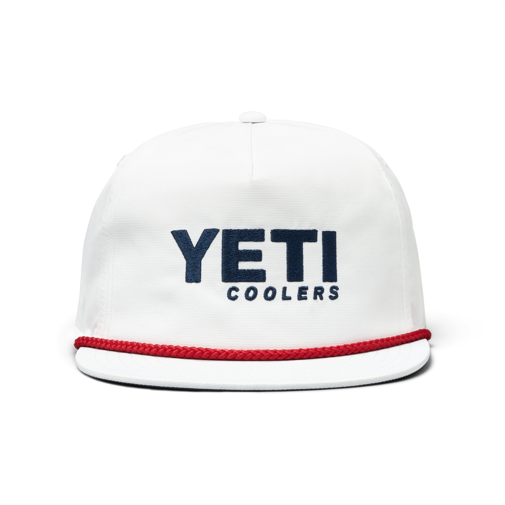 YETI COOLERS FLAT BRIM ROPE HAT