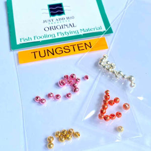 H2O TUNGSTEN SLOTTED BEADS