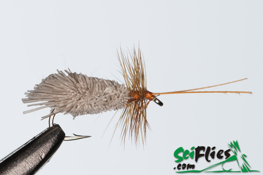 Goddards Caddis / G & H Sedge Dry Flies - 6 Pack For Trout Fishing, Choice Of Sizes & Tan Color