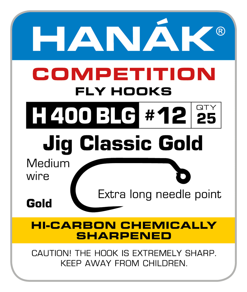 HANAK JIG BARBLESS FLY HOOKS