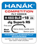 HANAK JIG BARBLESS FLY HOOKS