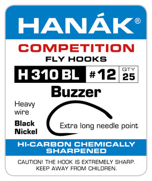 HANAK CZECH NYMPH BARBLESS HOOKS