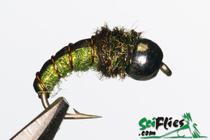 SCI FLIES HEAVY METAL CADDIS (TUNGSTEN) - 3 PACK