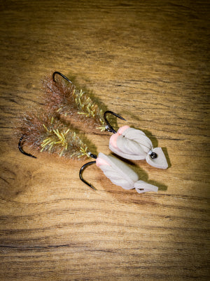 CUSTOM TIE LIVELY GRUNTER PRAWN FLY