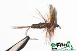 SCI FLIES MARCH BROWN DRY FLY - 3 PACK