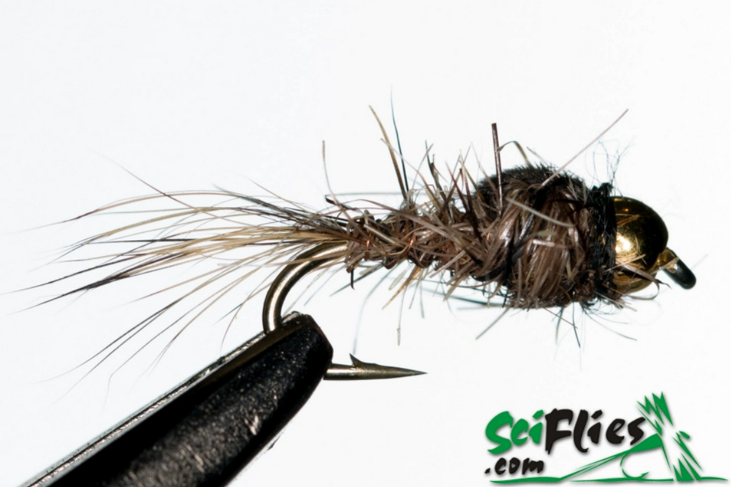 SCI FLIES GOLD RIBBED HARE EAR - 3 PACK