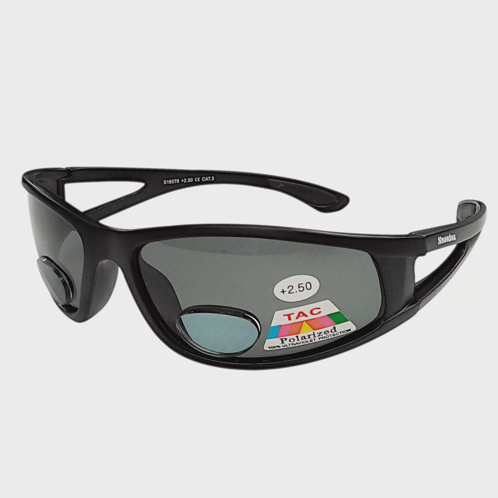 SNOWBEE POLARIZED SUNGLASSES WITH MAGNIFIER