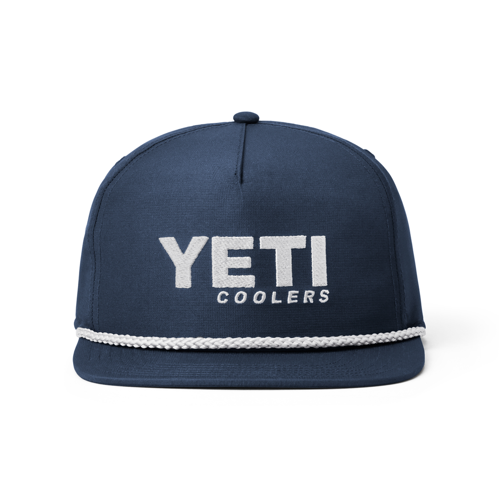 YETI COOLERS FLAT BRIM ROPE HAT