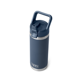 YETI RAMBLER 18oz BOTTLE  with COLOUR  STRAW CAP
