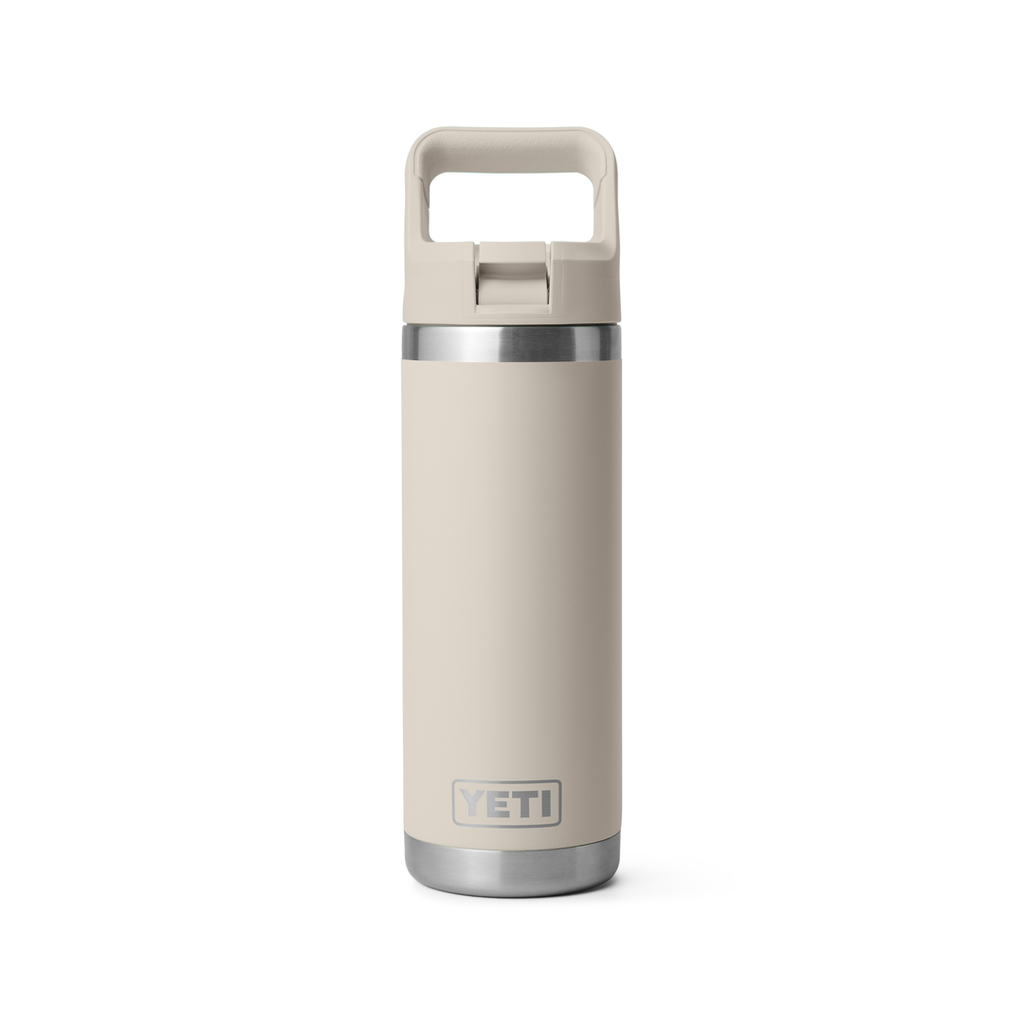 YETI RAMBLER 18oz / 532ml BOTTLE  with COLOUR  STRAW CAP