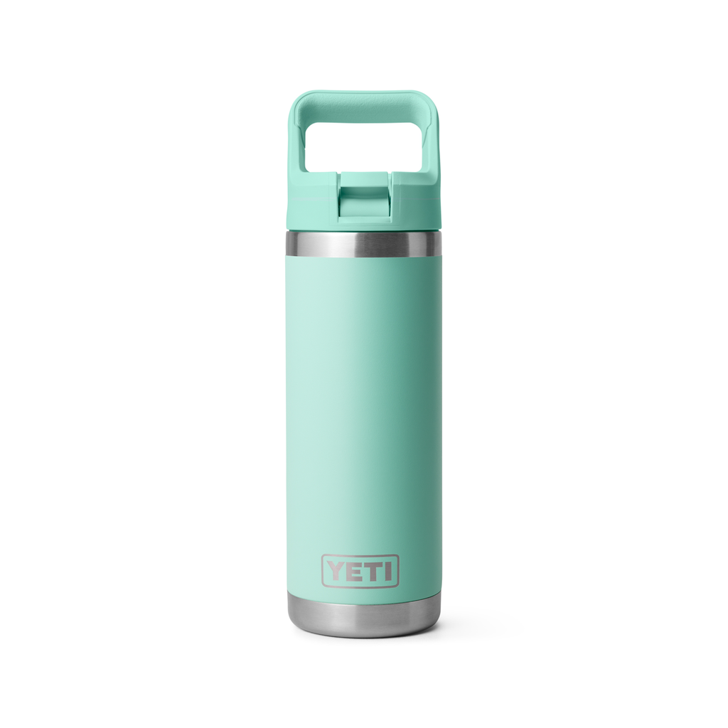 YETI RAMBLER 18oz / 532ml BOTTLE  with COLOUR  STRAW CAP