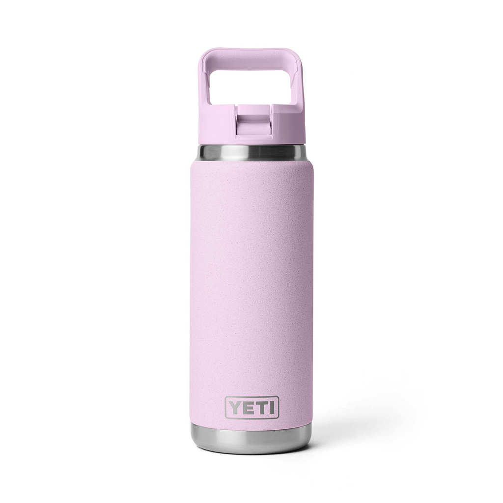 YETI RAMBLER 26oz BOTTLE with COLOUR STRAW CAP