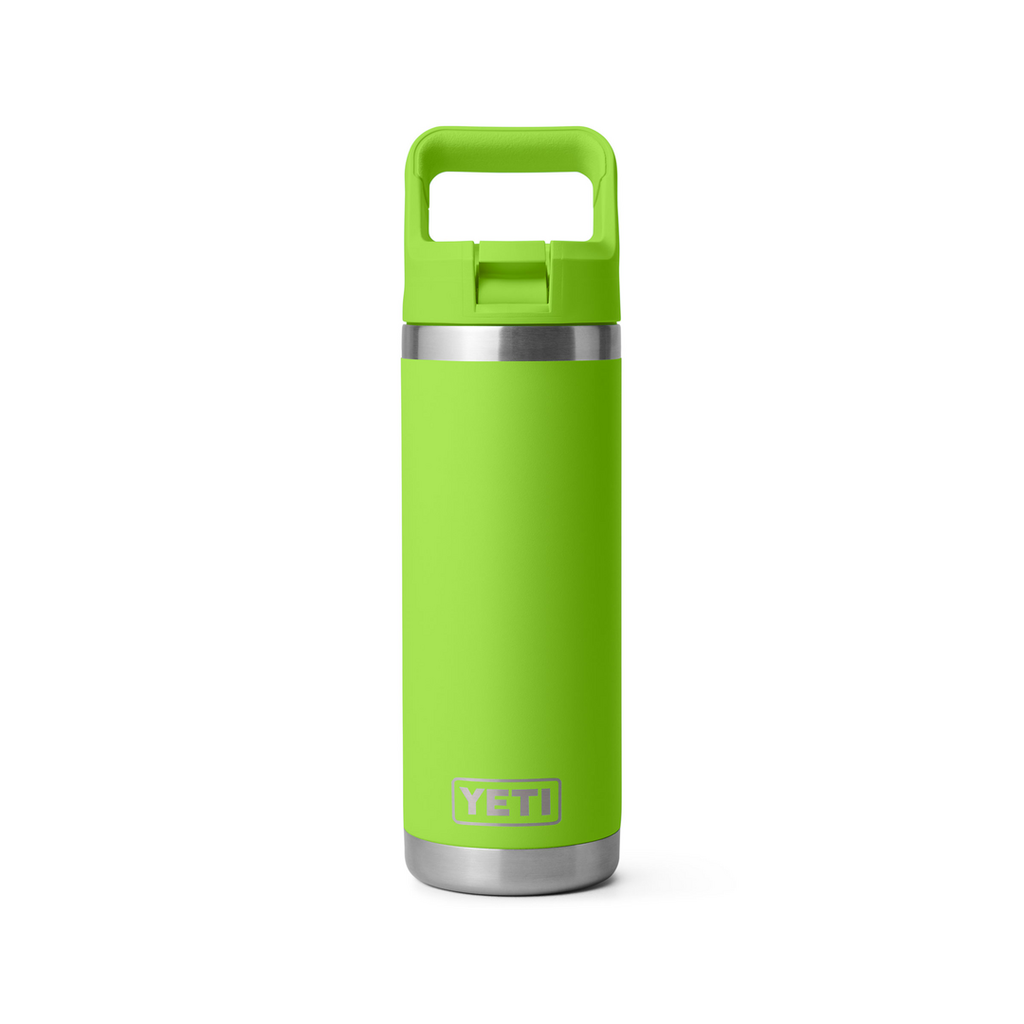 YETI RAMBLER 18oz / 532ml BOTTLE  with COLOUR  STRAW CAP