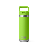 YETI RAMBLER 18oz / 532ml BOTTLE  with COLOUR  STRAW CAP