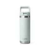 YETI RAMBLER 18oz / 532ml BOTTLE  with COLOUR  STRAW CAP
