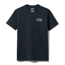 YETI CHEST LOGO BADGE T-SHIRT