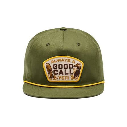 YETI GOOD CALL FLAT BRIM ROPE HAT