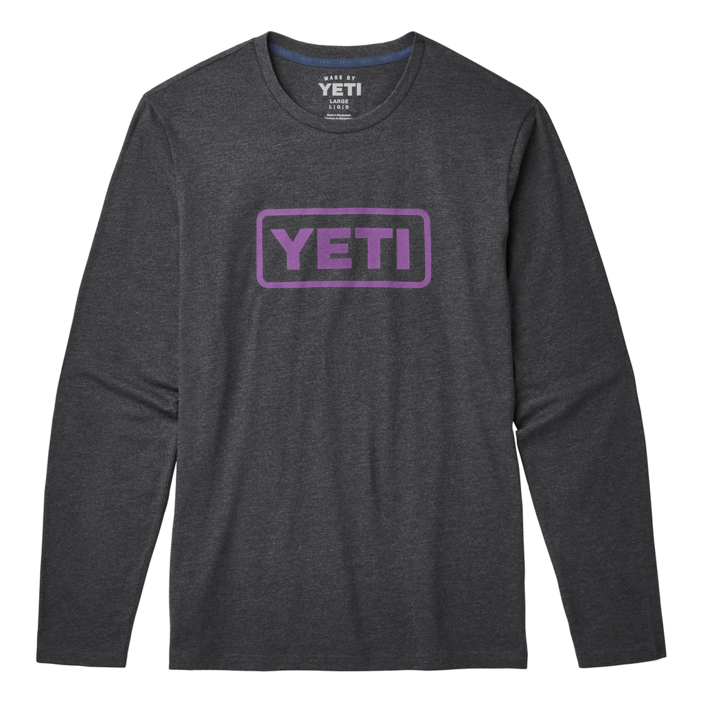 YETI LOGO BADGE LONG SLEEVE T-SHIRT