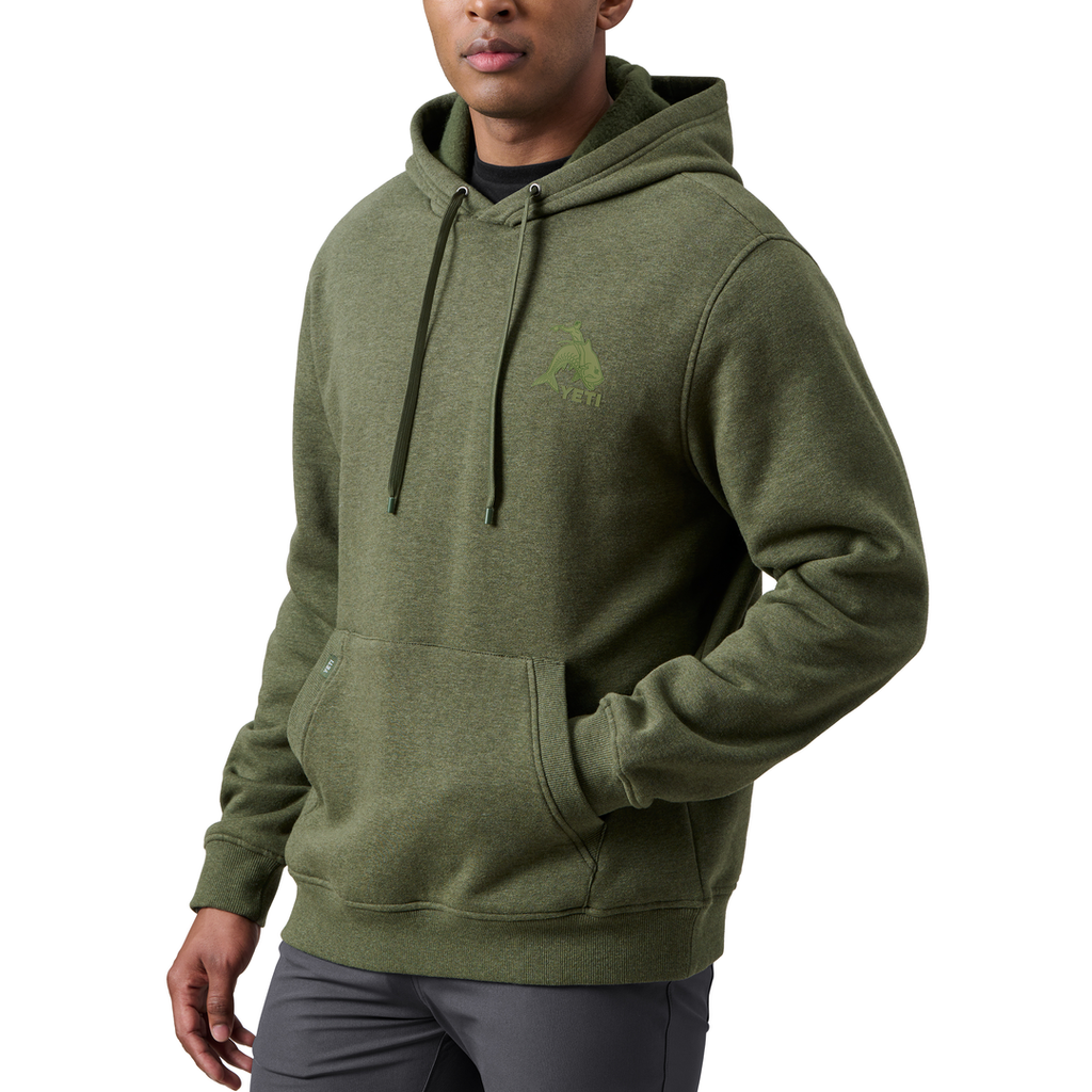 YETI BRUSHED FLEECE PULLOVER HOODIE - TARPON COWBOY